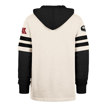Pittsburgh Steelers Men's '47 Brand Split Zone Lacer Hoodie