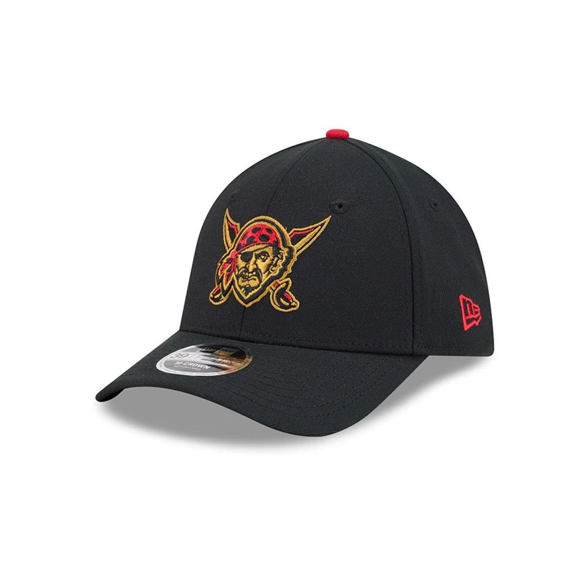 Pittsburgh Pirates Mens Black City Connect 39THIRTY M-Crown Flex Hat