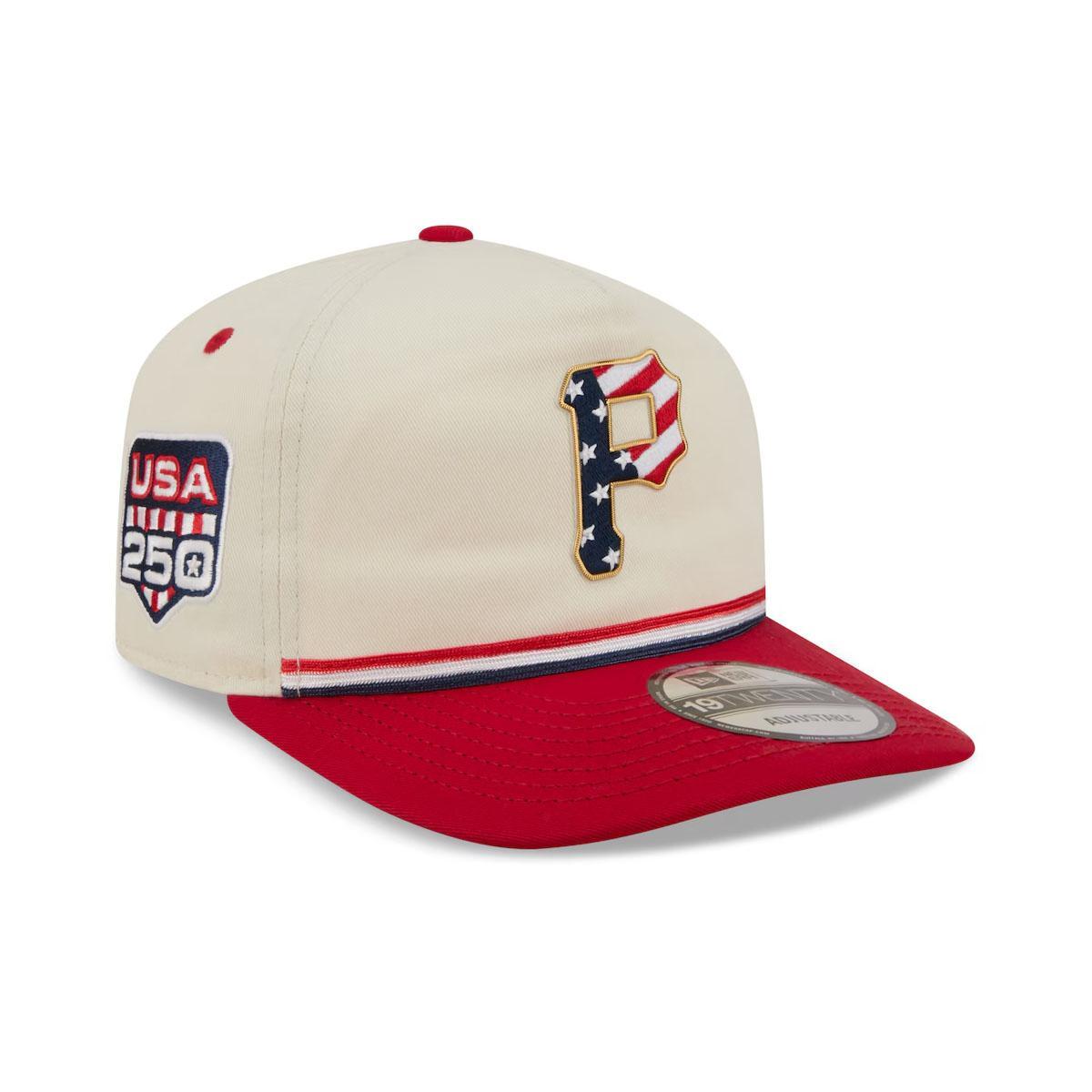 Pittsburgh Pirates New Era USA 250 Fourth of July 19TWENTY Adjustable Hat