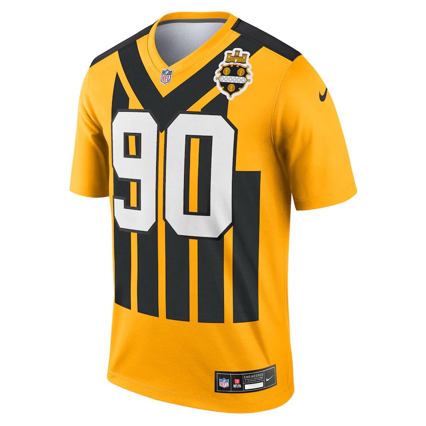 Pittsburgh Steelers T.J. Watt #90 Nike Alternate 1933 Throwback Legend Player Performance Top