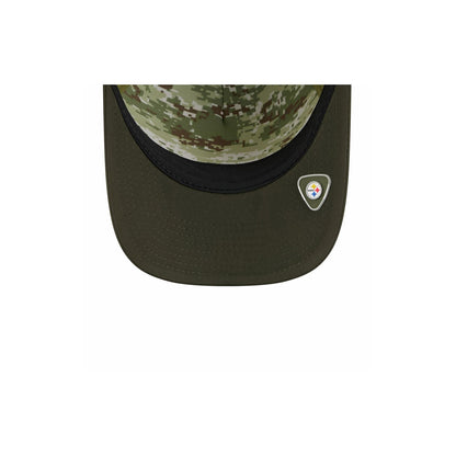 Pittsburgh Steelers New Era 9FORTY Salute to Service Sideline Kids Hat