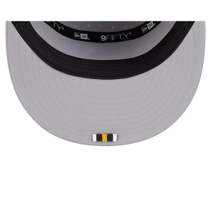 Pittsburgh Steelers New Era 9FIFTY Grey Split Panel Sideline Hat