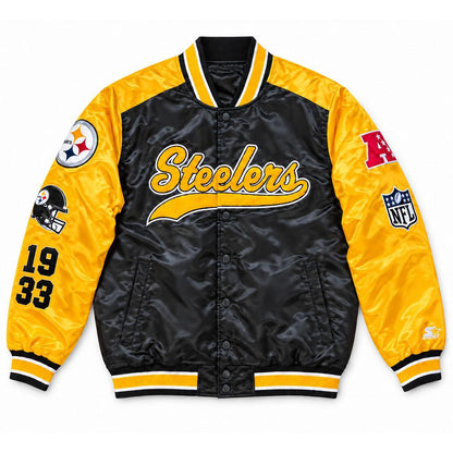 Pittsburgh Steelers Starter Chenille Varsity Jacket