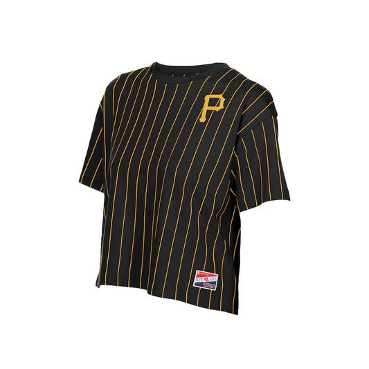 New Era Women's Vintage Pirates Pinstripe Crop Top