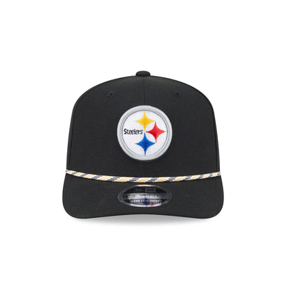 Pittsburgh Steelers New Era 9SEVENTY Black Multi Rope Hat