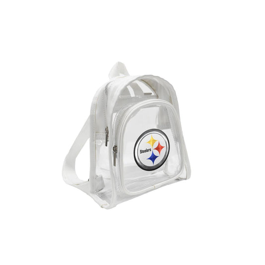 Pittsburgh Steelers 3D Logo Clear Mini Backpack