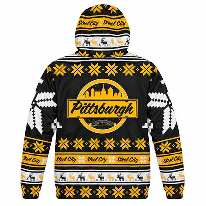 Pittsburgh Ugly Sweater Hoodie