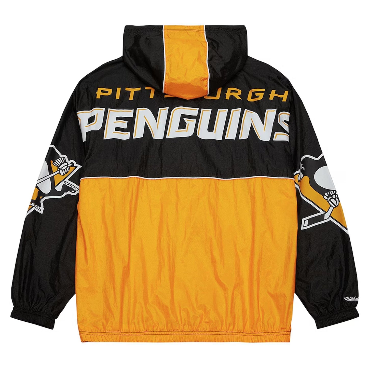 Pittsburgh Penguins Mitchell & Ness Team OG 2.0 Anorak Half-Zip Windbreaker Jacket