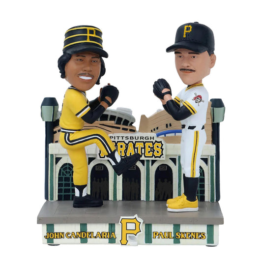 John Candelaria & Paul Skenes Pittsburgh Pirates Then and Now Bobblehead