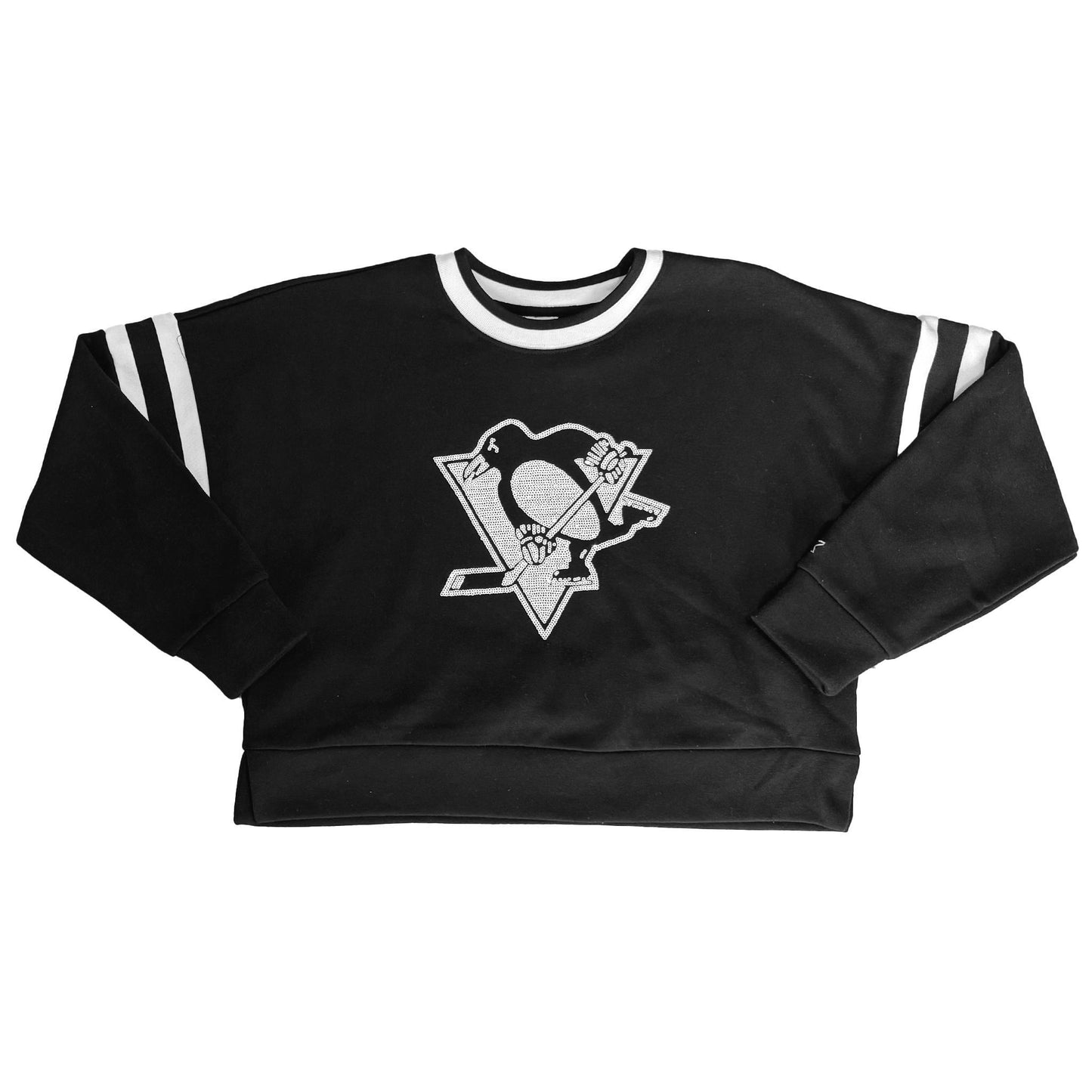Pittsburgh Penguins Women's Sequin Logo Top