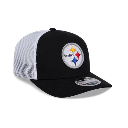 Pittsburgh Steelers Stretch Snap Cotton Trucker 9SEVENTY Adjustable Hat