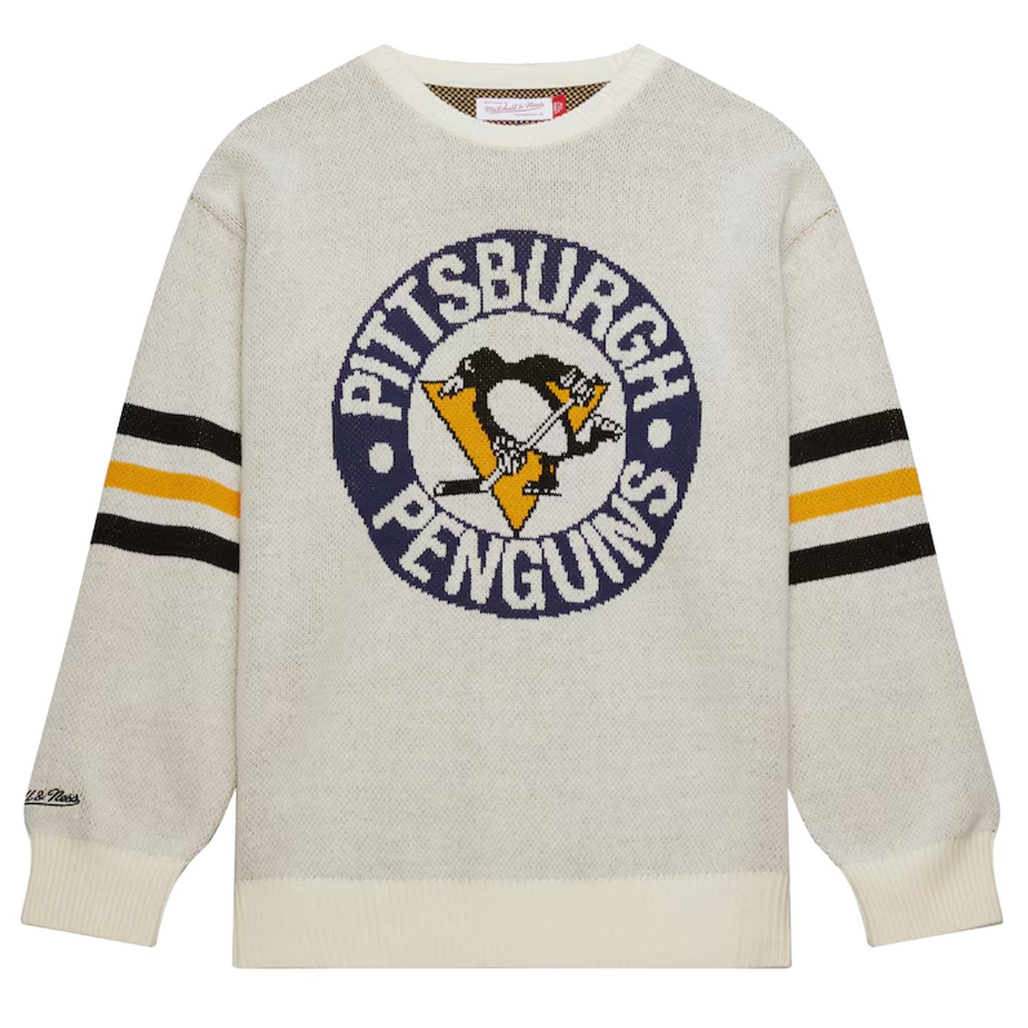 Pittsburgh Penguins Retro Cream Pullover Sweater