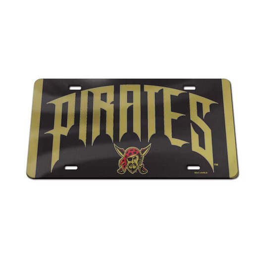 Pittsburgh Pirates 2026 City Connect Laser Cut Acrylic License Plate