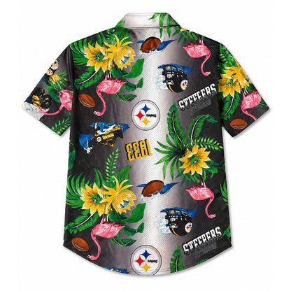 Pittsburgh Steelers Victory Vacay Button-Up