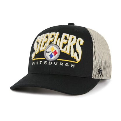 Pittsburgh Steelers Classic Black '47 Adjustable Trucker Hat