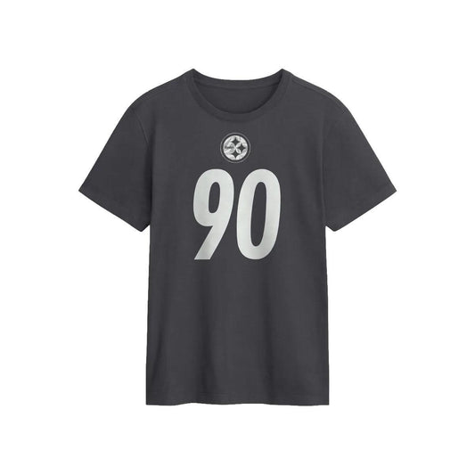 Youth T.J. Watt #90 Pittsburgh Steelers Nike Anthracite Name & Number Tee