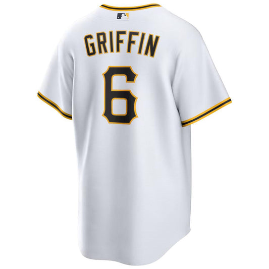 Konnor Griffin #6 Pittsburgh Pirates Nike Home Replica Jersey