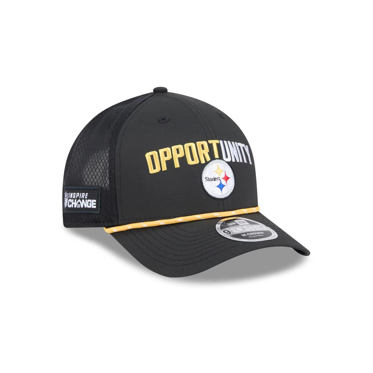 Pittsburgh Steelers New Era 2025 Inspire Change 9FORTY M-Crown Adjustable Hat