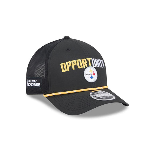 Pittsburgh Steelers New Era 2025 Inspire Change 9FORTY M-Crown Adjustable Hat