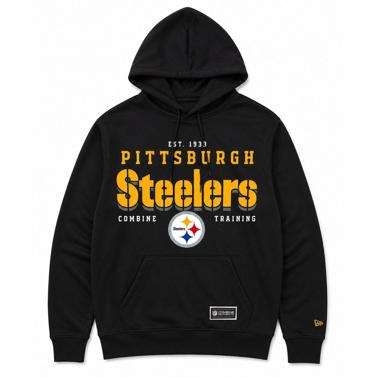 Pittsburgh Steelers New Era Combine Authentic Pullover Hoodie