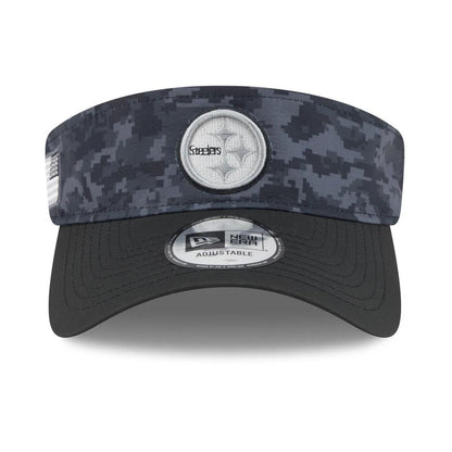 Pittsburgh Steelers New Era Black 2026 Salute To Service Adjustable Visor