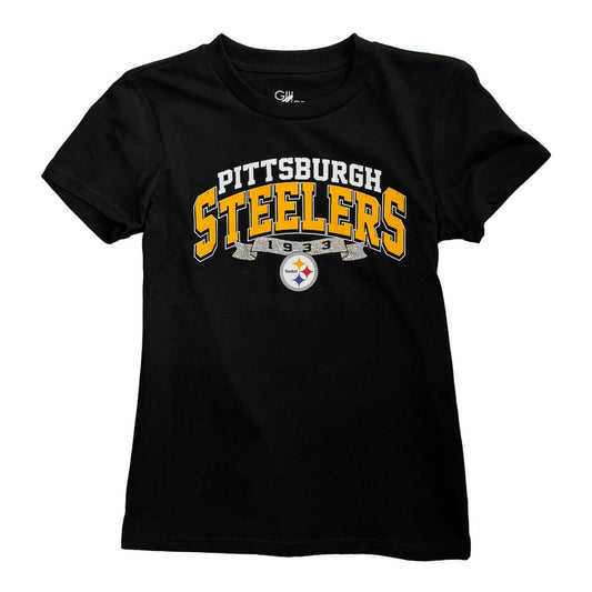 Pittsburgh Steelers Women's 1933 Glitter Top