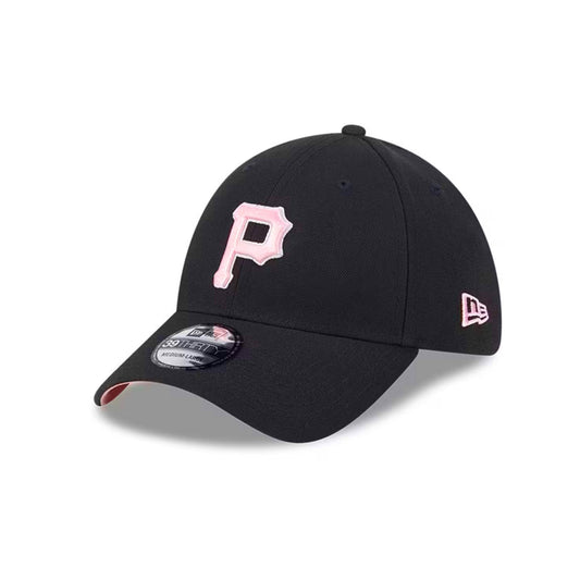 Pittsburgh Pirates Black 2024 Mothers Day 39THIRTY Flex Hat