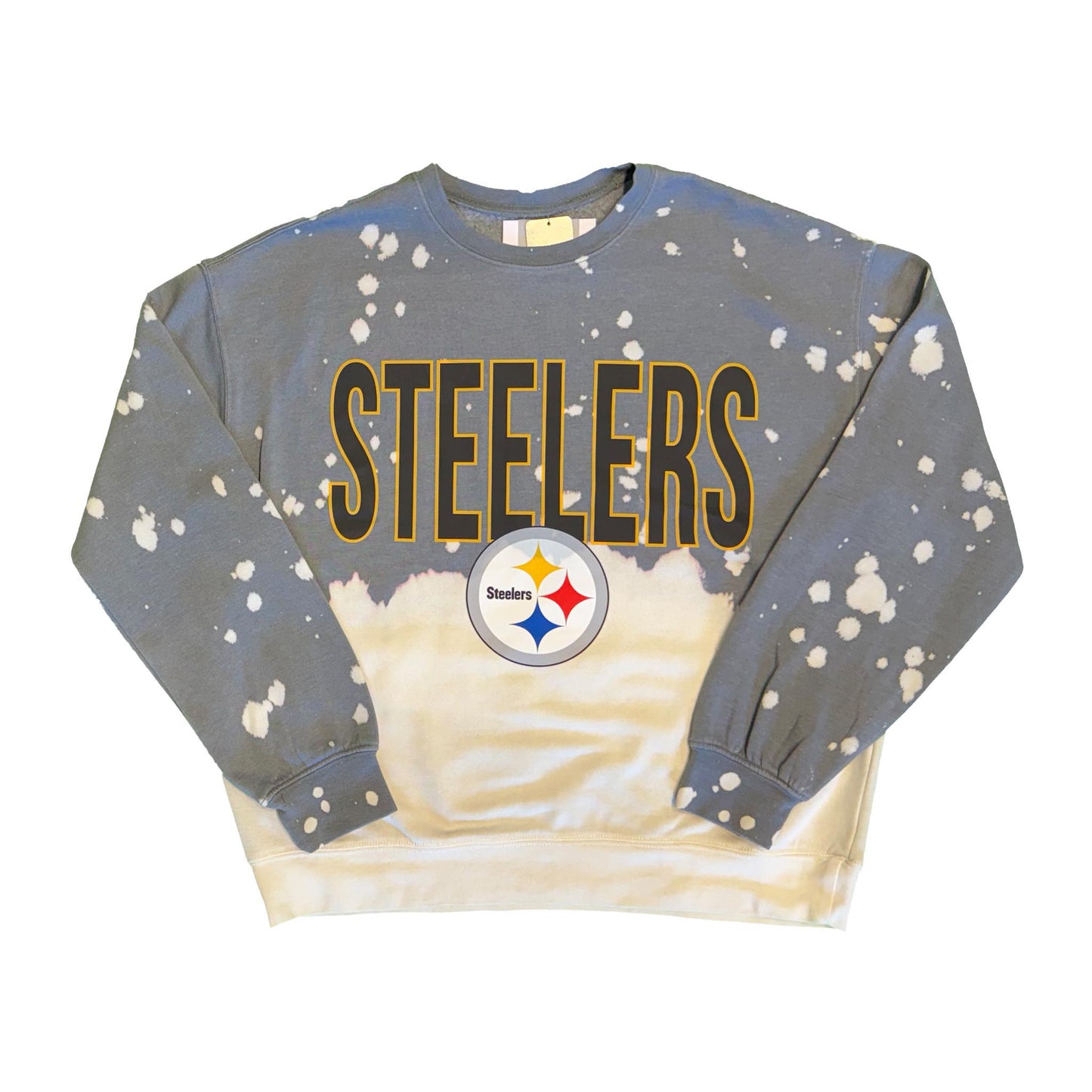 Pittsburgh Steelers Gameday Couture Bleached Women's Sweatshirt