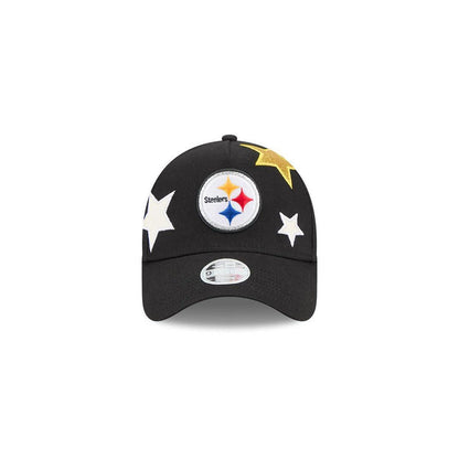 Pittsburgh Steelers New Era Girls Stardom A-Frame 9FORTY Adjustable Hat