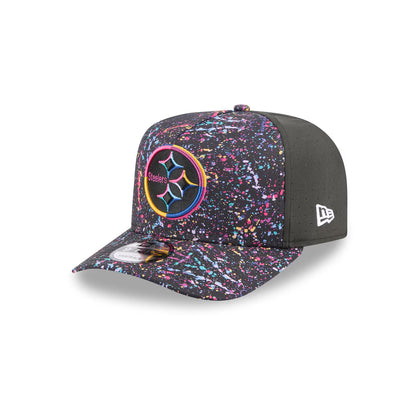 Pittsburgh Steelers New Era 2025 NFL Crucial Catch A-Frame 9FIFTY Snapback Hat