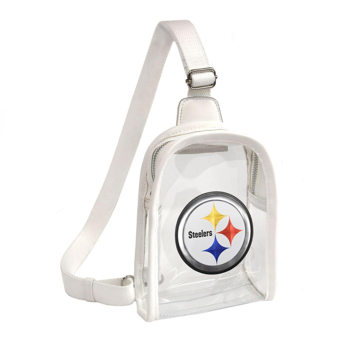 Pittsburgh Steelers 3D Logo Clear Mini Sling Bag