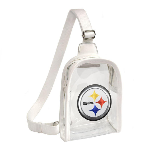 Pittsburgh Steelers 3D Logo Clear Mini Sling Bag