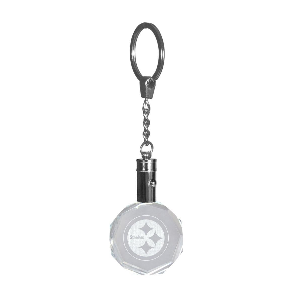 Pittsburgh Steelers Crystal LED Keychain