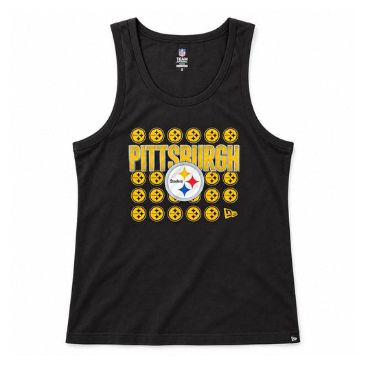 New Era Pittsburgh Steelers Women's Black Training Camp Tank Top