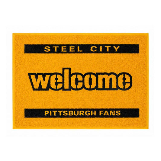 Steel City Welcome Door Mat