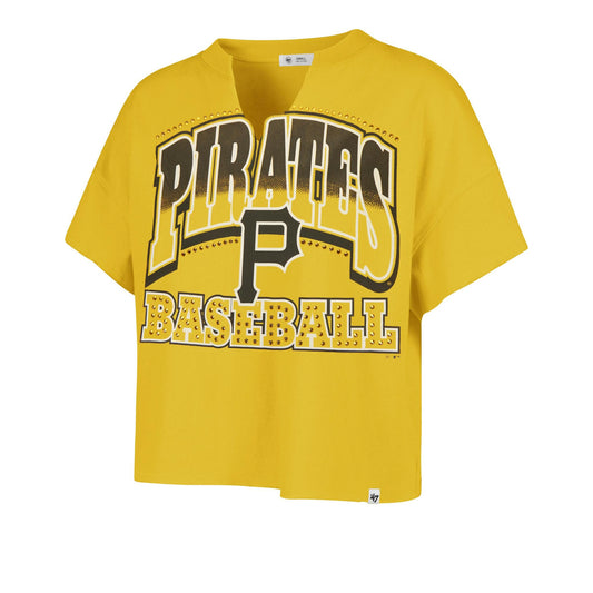 Pittsburgh Pirates Women's '47 Rhinestone Crop Top