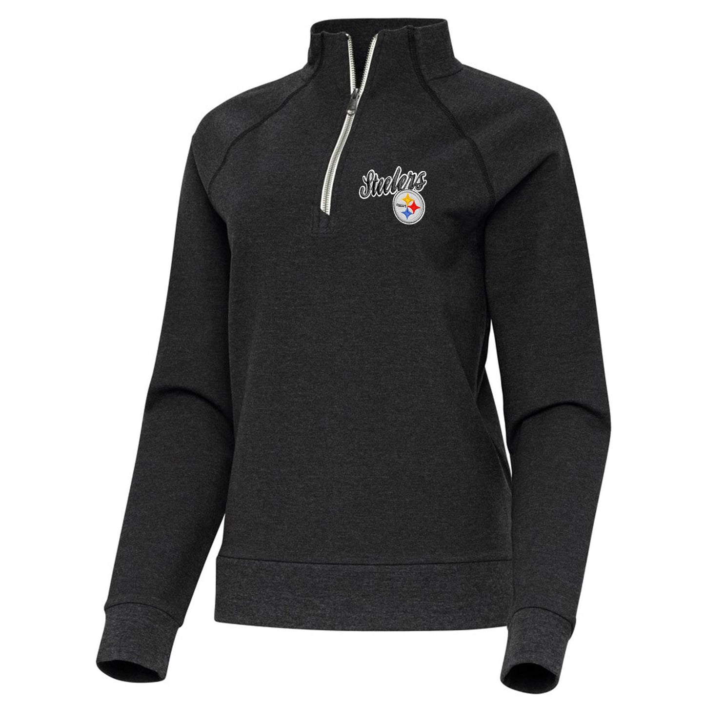 Pittsburgh Steelers Antigua Women's Overtime 1/4 Zip