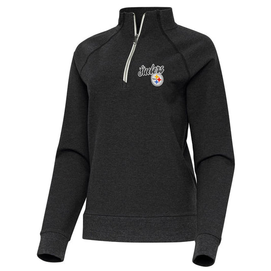 Pittsburgh Steelers Antigua Women's Overtime 1/4 Zip