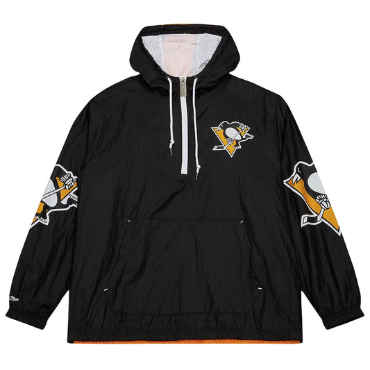 Pittsburgh Penguins Mitchell & Ness Team OG 2.0 Anorak Half-Zip Windbreaker Jacket