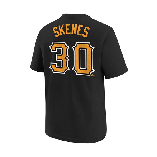 Paul Skenes #30 Pittsburgh Pirates Youth Player Tee