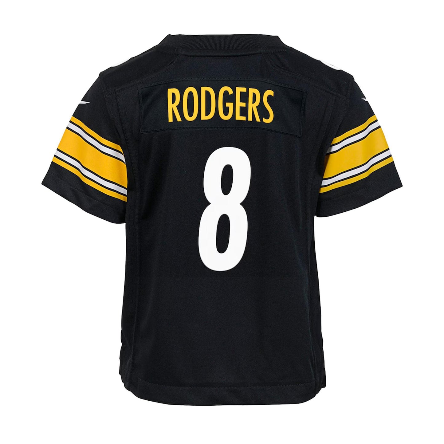 Youth Pittsburgh Steelers Aaron Rodgers #8 Nike Black Game Jersey