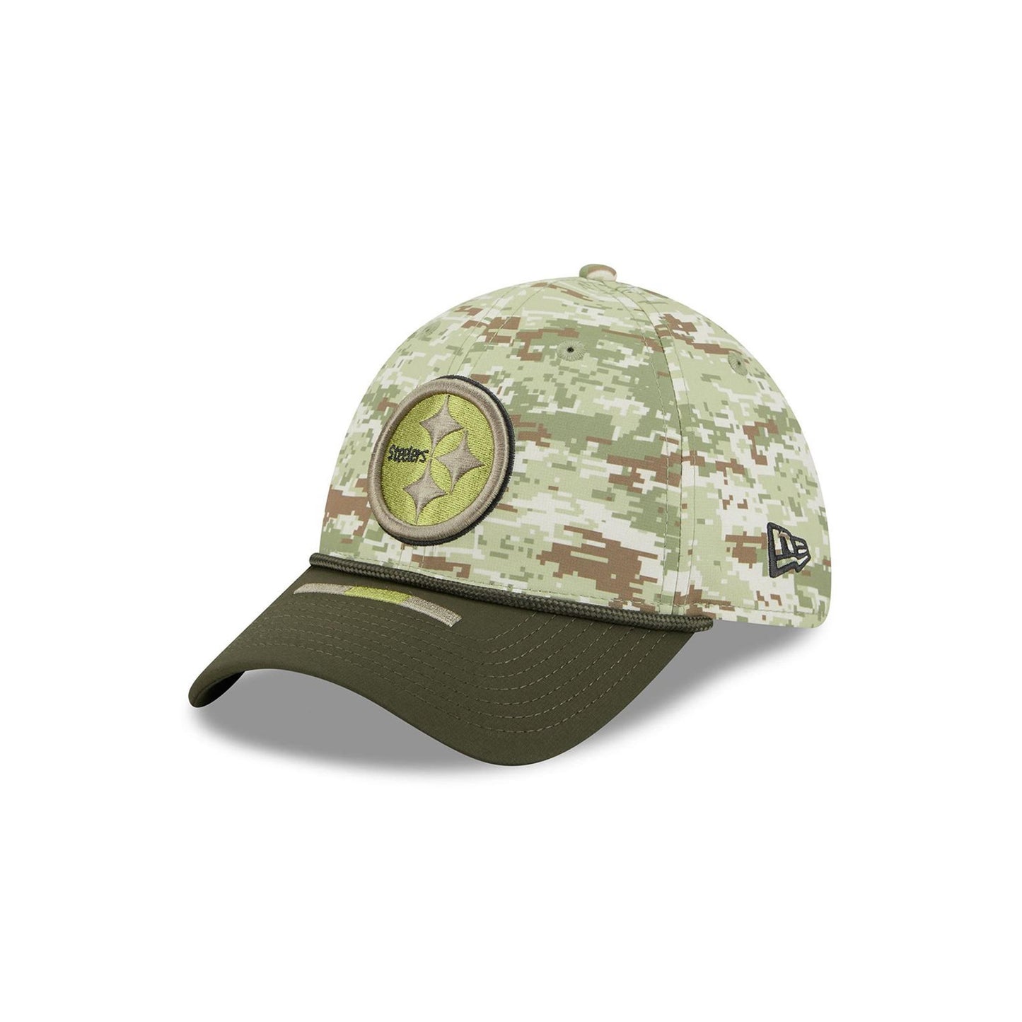 Pittsburgh Steelers New Era 39THIRTY Sideline Salute to Service Camo Hat