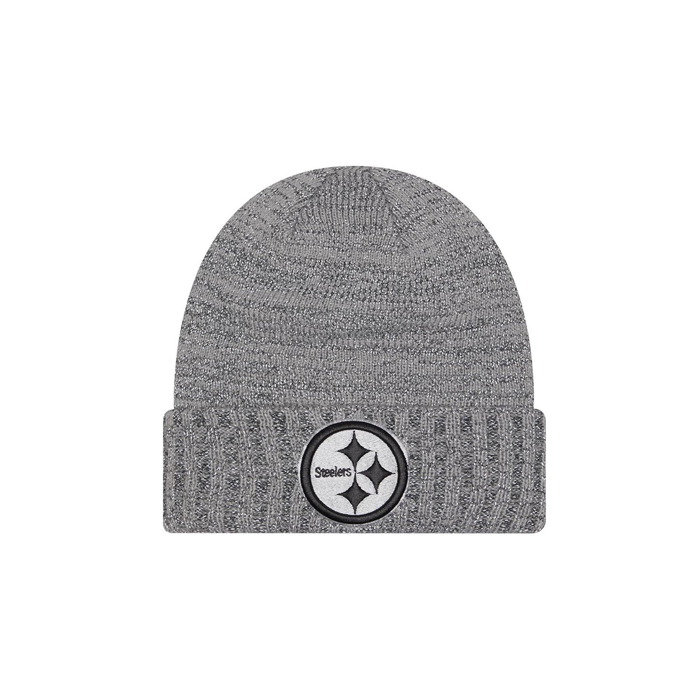 Pittsburgh Steelers New Era Reflective Grey Knit Hat