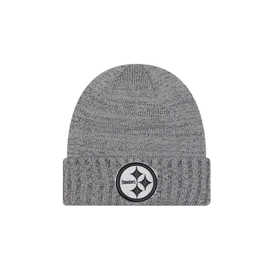 Pittsburgh Steelers New Era Reflective Grey Knit Hat