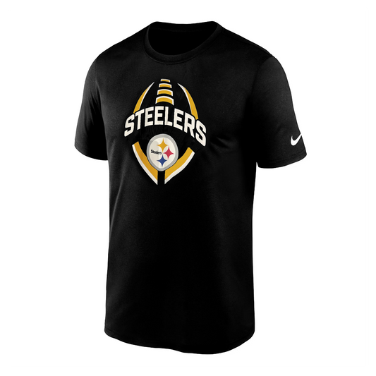 Pittsburgh Steelers Nike Football Black Tee