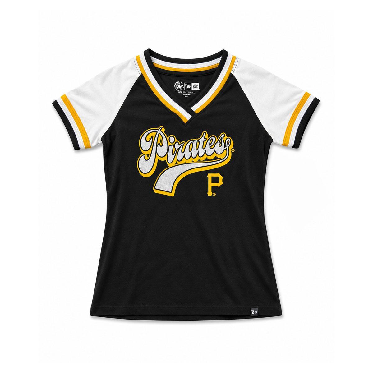 New Era Pittsburgh Pirates Girls Glitter Script Top