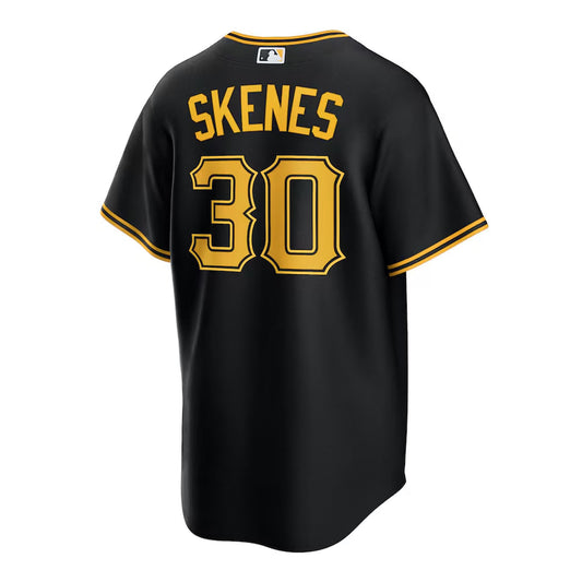 Men's Pittsburgh Pirates Paul Skenes #30 Nike Black Alternate Player Jersey