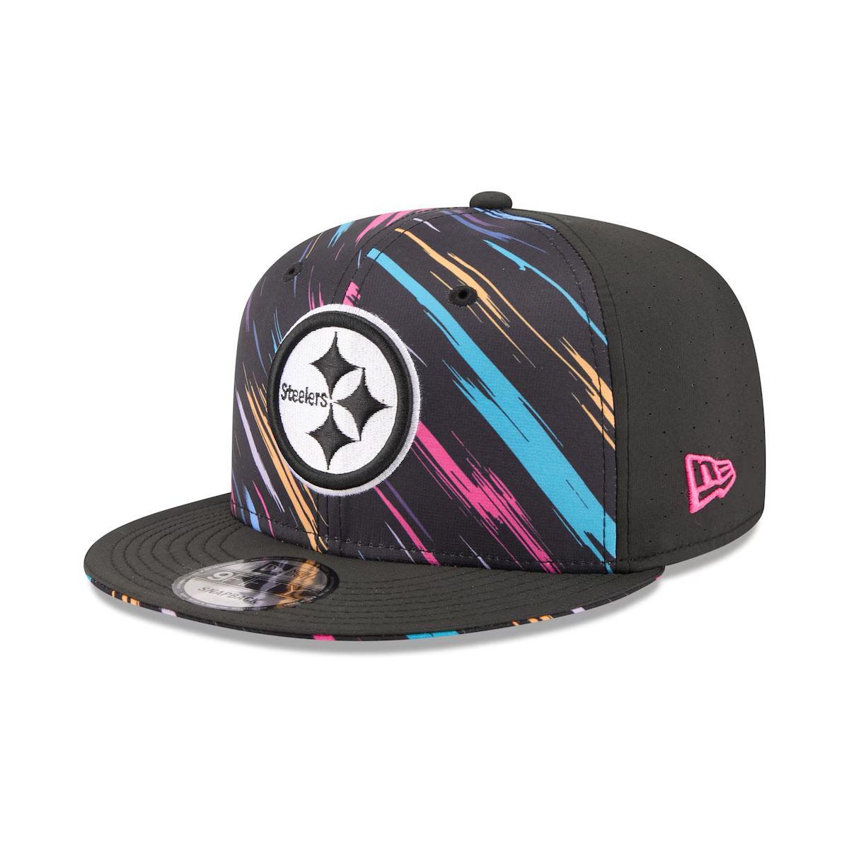 Pittsburgh Steelers New Era Black 2026 NFL Crucial Catch 9FIFTY Snapback Hat
