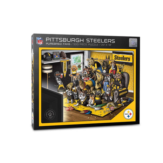 Pittsburgh Steelers Purebred Fans 500-Piece Puzzle