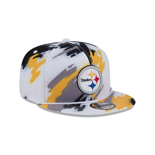 Pittsburgh Steelers Paint Black 9FIFTY Adjustable Hat